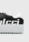 Tênis Flatform Colcci Logo Lateral Preto/Branco - Marca Colcci