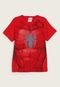 Camiseta Infantil Brandili Homem Aranha Vermelha - Marca Brandili