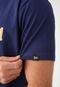 Camiseta New Era Reta Branded Azul - Marca New Era