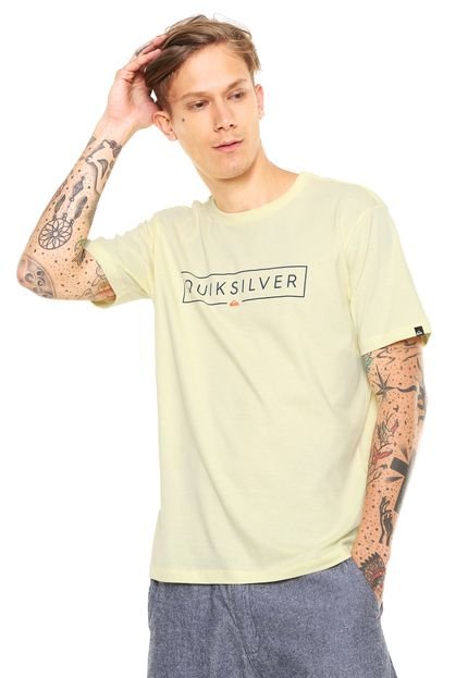 Camiseta Quiksilver Quik Box Amarela - Marca Quiksilver