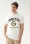 Camiseta Tommy Jeans Reta Estampada Off-White - Marca Tommy Jeans