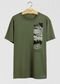 T-Shirt Osklen Vintage Trkk Rocks Front-Verde - Marca Osklen