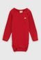 Body Milon Infantil Liso Vermelho - Marca Milon