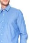 Camisa Aleatory Slim Comfort Azul - Marca Aleatory