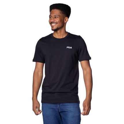 Camiseta Masculina Fila Regular Classic Preto - Marca Fila