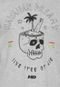 Camiseta HD Skull Paradise Cinza - Marca HD