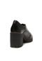 Ankle Boot Flatform Moleca Brogue Preto - Marca Moleca