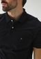 Camisa Polo Aramis Reta Mini Icon Preta - Marca Aramis