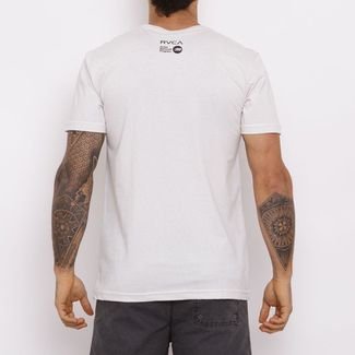 Camiseta RVCA Mel G Anp II Masculina Off White
