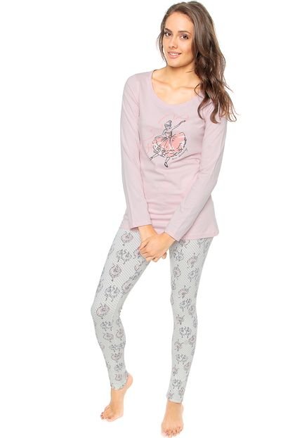 Pijama Espaço Pijama Cristal Rosa - Marca Espaço Pijama