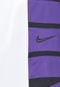 Bermuda Nike Reta Dry Starting 5 Branca/Roxa - Marca Nike
