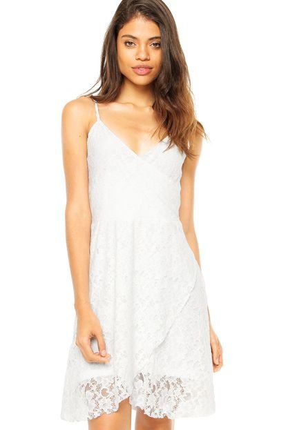 Vestido Pop Me Renda Branco - Marca Pop Me