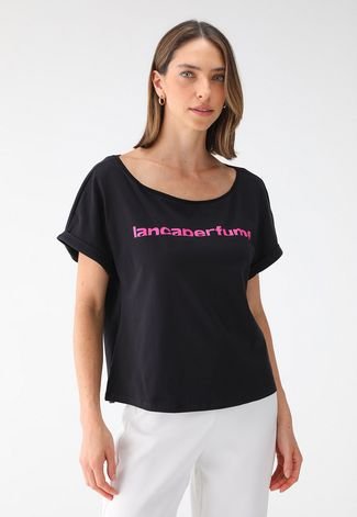 Camiseta Lança Perfume Logo Preta