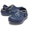 Sandália Crocs Classic Lined Clog K Azul/Cinza - Marca Crocs