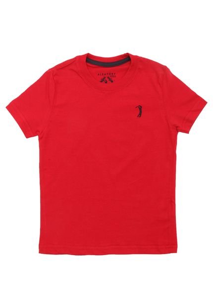 Camiseta Aleatory Menino Logo Vermelha - Marca Aleatory