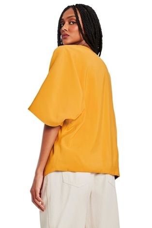 Kimono Arigato Reversa Amarelo