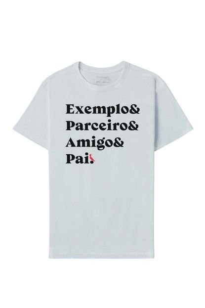Camiseta Exemplo Parceiro Amigo Pai Reserva Branco - Marca Reserva