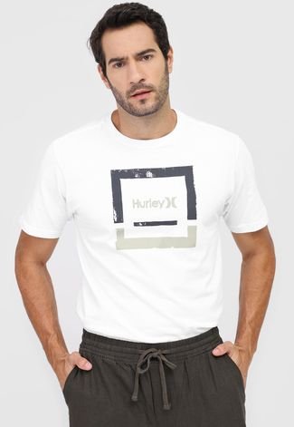 Camiseta Hurley Texture Two Branca
