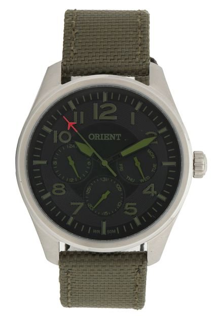 Relógio Orient MBSNM002-PEEX Prata/Verde - Marca Orient