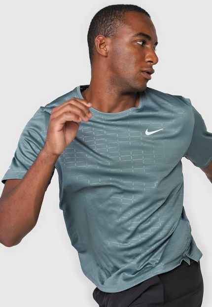 Camiseta Nike Rn Dvn Miler Cinza - Marca Nike