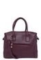 Bolsa Isabella Piu Textura Vinho - Marca Isabella Piu