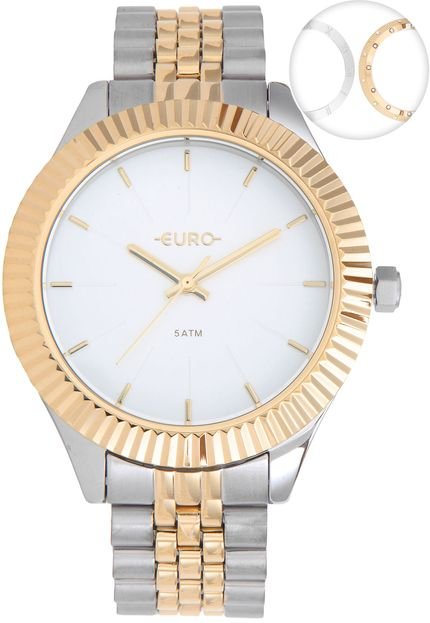 Relógio Euro EU2035YPN/T5K Prata/Dourado - Marca Euro
