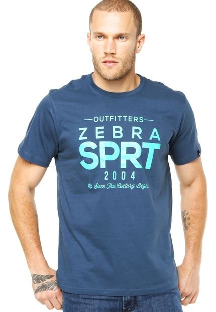 Camiseta Zebra Century Azul - Marca Zebra