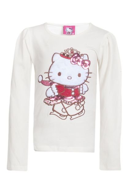 Blusa Hello Kitty Off White - Marca Hello Kitty