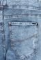 Bermuda Jeans Enfim Reta Amarração Azul - Marca Enfim
