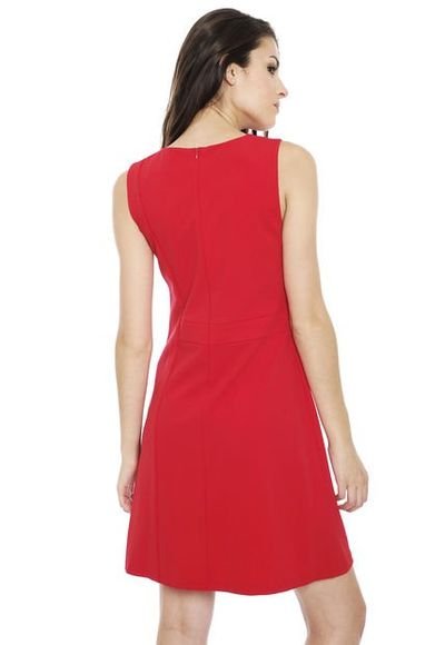 Vestido Ash Liso Jumper Rojo - Regular - Compra Ahora | Dafiti Chile