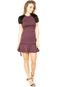 Vestido Sommer Recorte Roxo - Marca Sommer