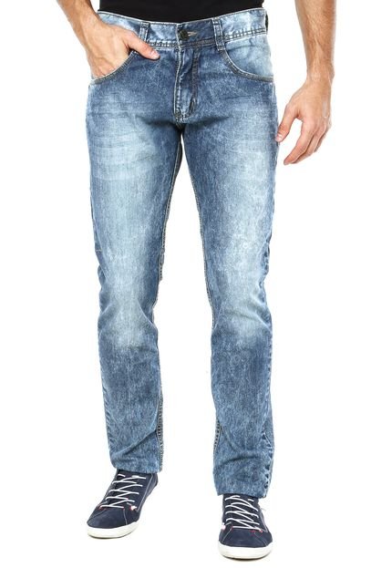 Calça Jeans Biotipo Estonada Skinny Amassados Azul - Marca Biotipo