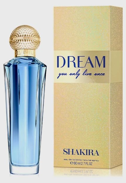 Perfume 80ml Dream By Shakira Eau de Toilette Shakira Feminino - Marca Shakira