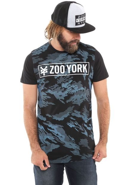 Camiseta Zoo York Out Of Bound Crew Preta - Marca Zoo York