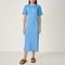 Vestido Colcci T-shirt Dress Ve25 Azul Atomic Blue Feminino - Marca Colcci