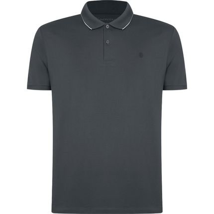 Camisa Polo Individual Basic Regular Ou24 Cinza Masculino - Marca Individual