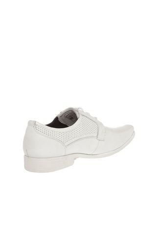 Sapato Social Ferracini Perfurado Branco