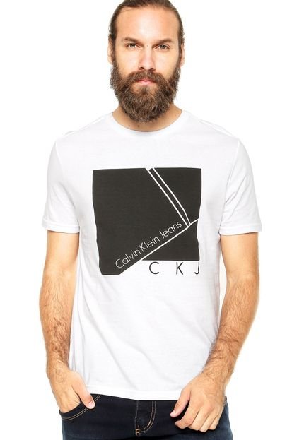 Camiseta Calvin Klein Jeans Manga Branca - Marca Calvin Klein Jeans