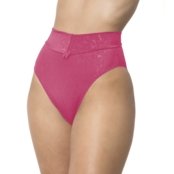 Kit 5 Calça Cós Alto Gabi Lingerie Calcinha Microfibra Confortável Compressão Moda Feminina Elegante Multicolorido - Marca Gabi Lingerie