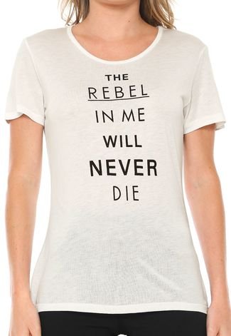 Camiseta Colcci Rebel Branco