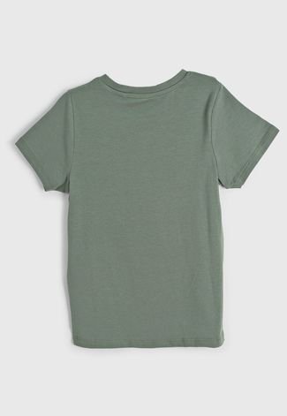 Camiseta Infantil Name It Estampada Verde