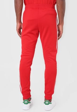 Calça adidas Originals Jogger Sst Tp P Blue Vermelha/Branco