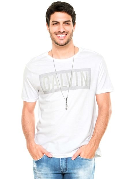 Camiseta Calvin Klein Jeans Telinha Branca - Marca Calvin Klein Jeans
