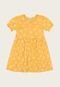 Vestido Infantil Elian Floral Amarelo - Marca Elian