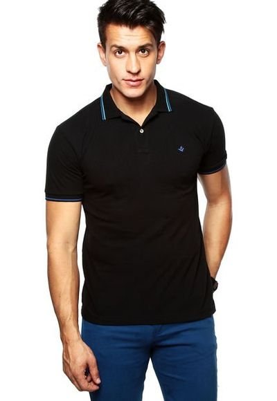 Camiseta Polo Negra Brooksfield Compra Ahora Dafiti Colombia