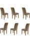 Conjunto C/ 6 Cadeiras Imperatriz Imbuia Mobillare Movelaria - Marca Mobillare Movelaria