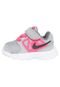 Tênis Nike Infantil Downshifter 6 Cinza/Rosa - Marca Nike