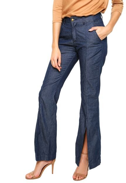 Calça Jeans Mix Jeans Pantalona Azul - Marca Mix Jeans