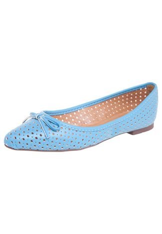 Sapatilha DAFITI SHOES Bico Fino Azul - Compre Agora