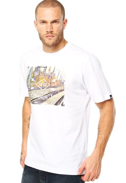 Camiseta Wave Giant Influence Branca - Marca WG Surf